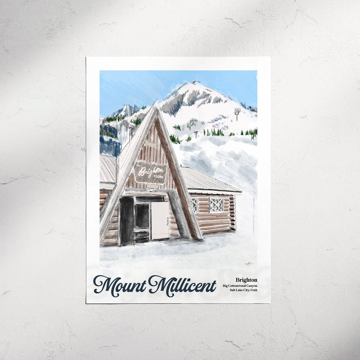 Mount Millicent - Art Print