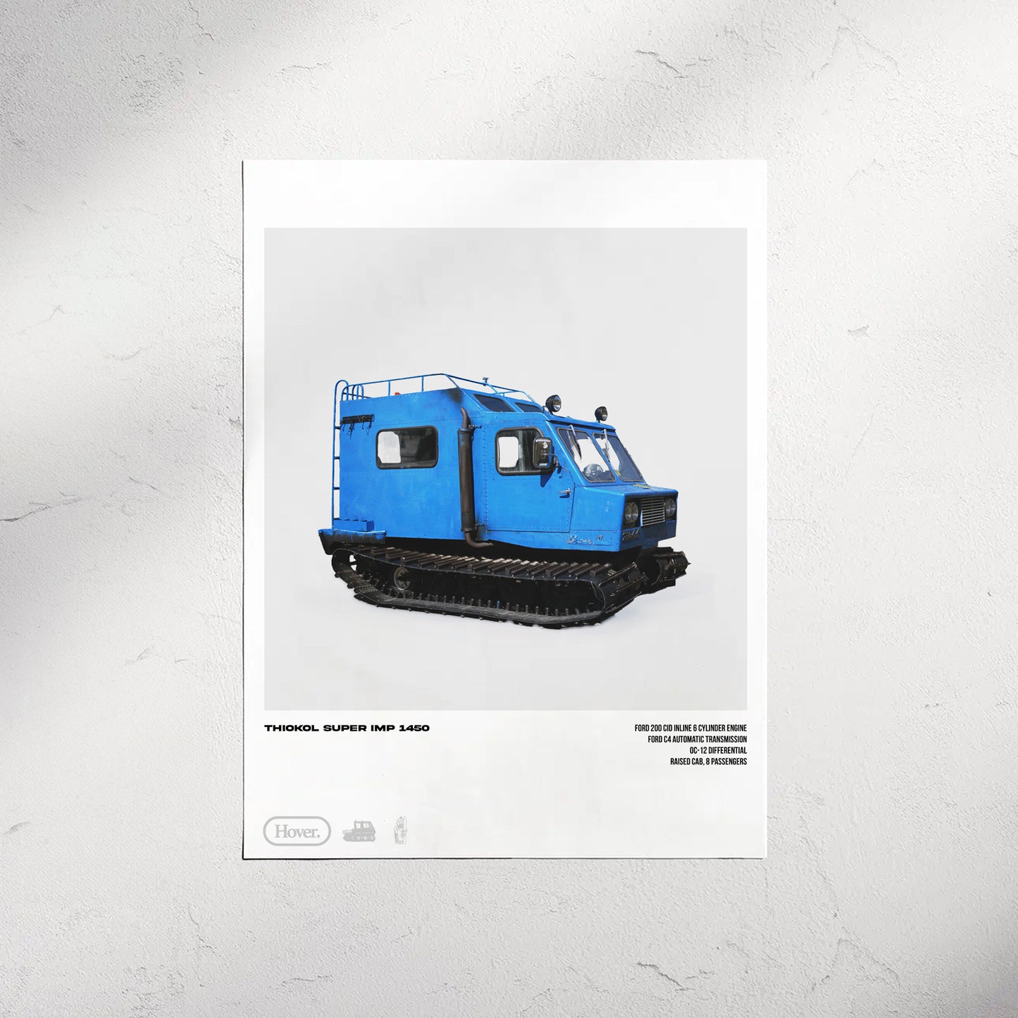 Snowcat Print Collection - Blue Cat