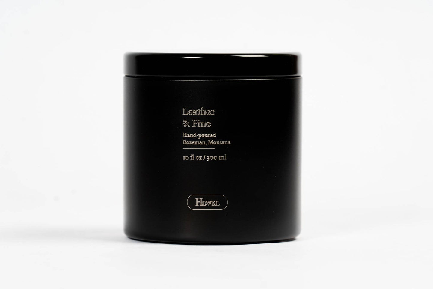 Leather and Pine Soy Candle