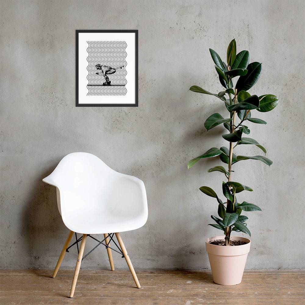 Wiggle Club Framed Poster - 16x20in