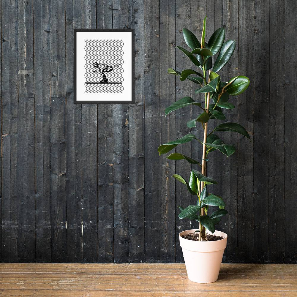 Wiggle Club Framed Poster - 16x20in