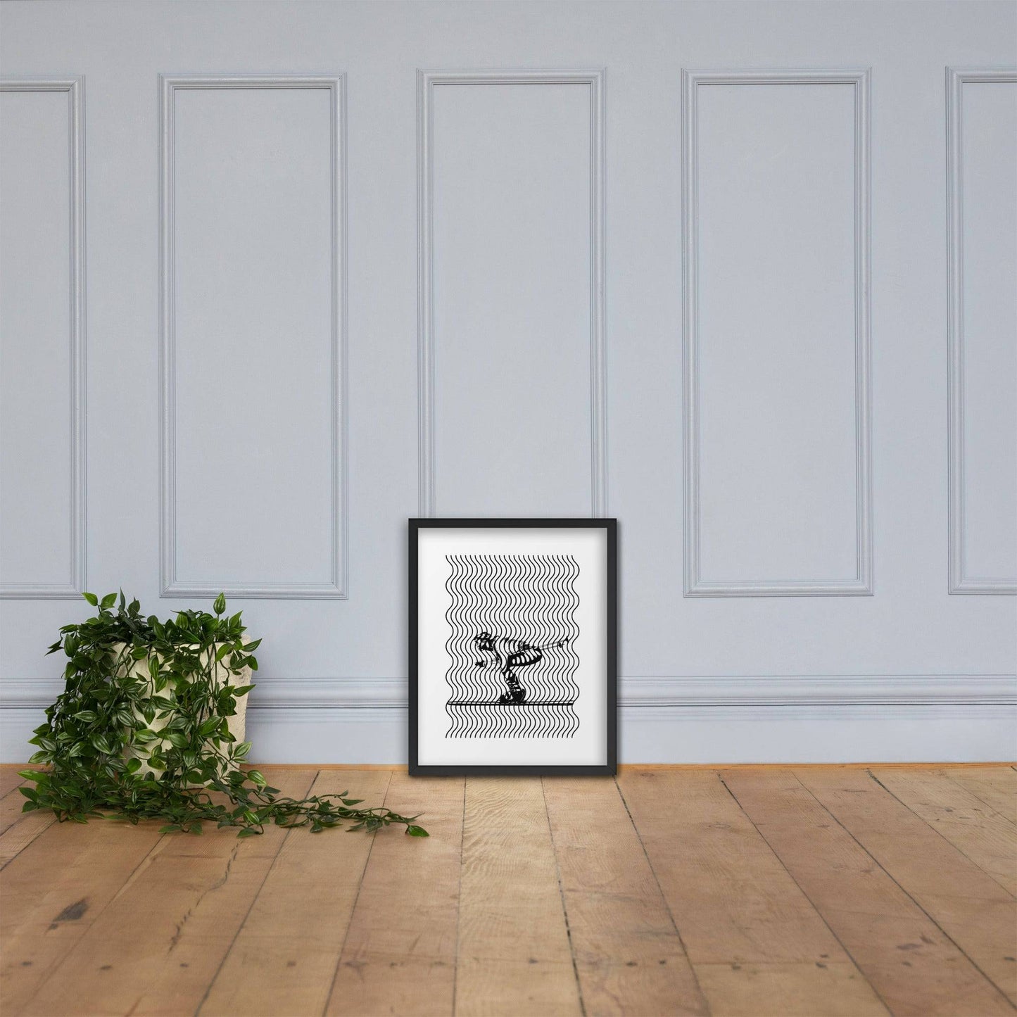 Wiggle Club Framed Poster - 16x20in