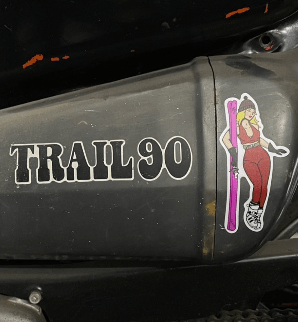 Pinup Sticker