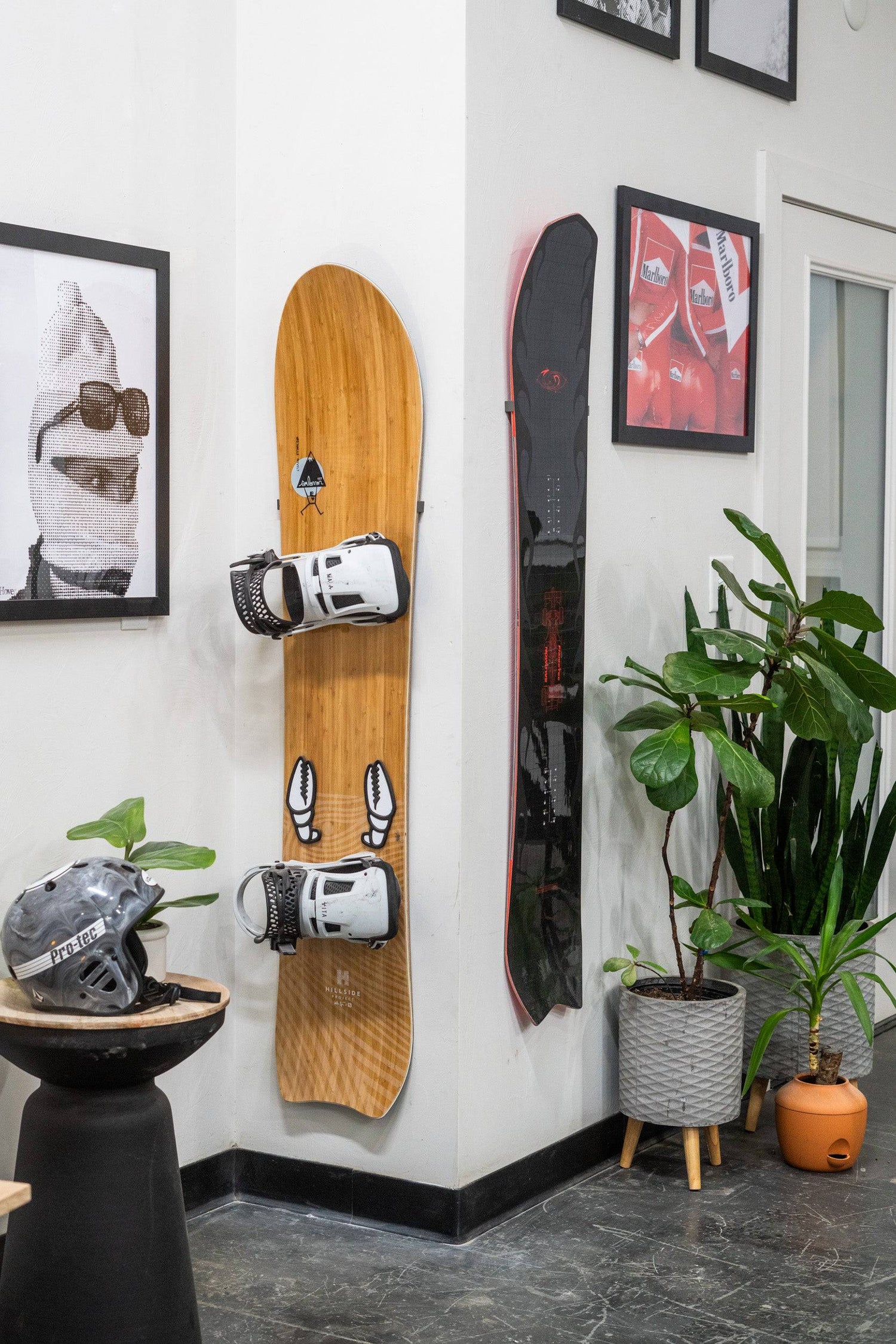 Snowboard Storage Racks