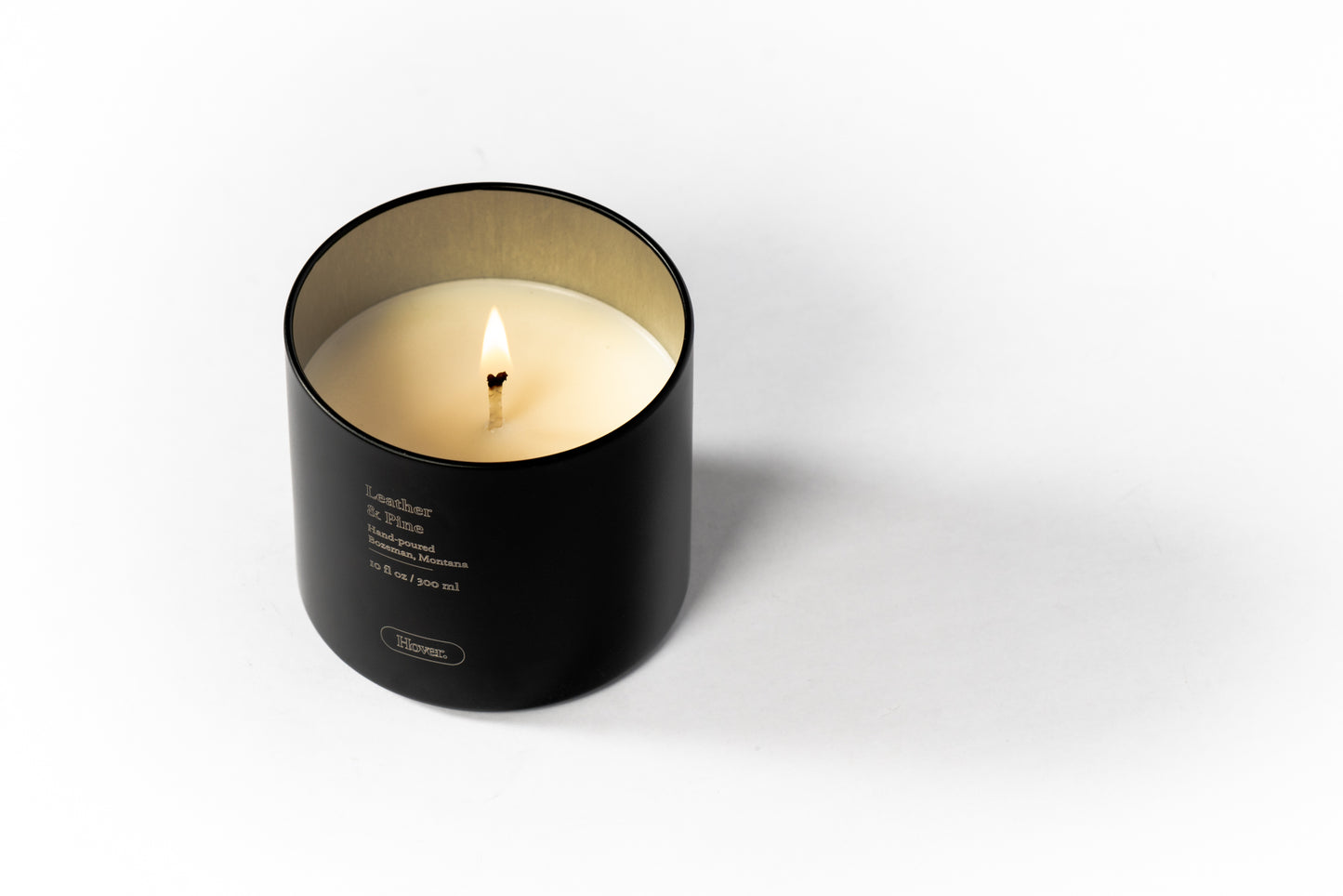 Leather and Pine Soy Candle